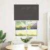 Plisuota žaliuze juoda 100x100 cm audinio plotis 99,4 cm