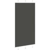 Plisuota žaliuze juoda 100x200 cm audinio plotis 99,4 cm