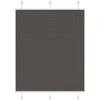 Plisuota žaliuze juoda 105x150 cm audinio plotis 104,4 cm