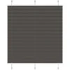 Plisuota žaliuze juoda 115x150 cm audinio plotis 114,4 cm