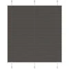 plisuota žaliuze juoda 120x100 cm audinio plotis 119,4 cm