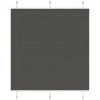Plisuota žaliuze juoda 120x150 cm audinio plotis 119,4 cm