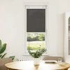Plisuota žaliuze juoda 40x100 cm audinio plotis 39,4 cm