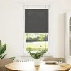 Plisuota žaliuze juoda 55x150 cm audinio plotis 54,4 cm