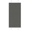 Plisuota žaliuze juoda 65x100 cm audinio plotis 64,4 cm