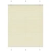 Plisuotas Blind Kreminis 110x150 cm Audinio plotis 109,4 cm