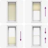 Plisuotas Blind Kreminis 60x100 cm Audinio plotis 59,4 cm