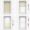 Plisuotas Blind Kreminis 75x100 cm Audinio plotis 74,4 cm