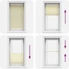 Plisuotas Blind Kreminis 75x150 cm Audinio plotis 74,4 cm