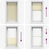 Plisuotas Blind Kreminis 80x150 cm Audinio plotis 79,4 cm