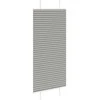 Plisuotas roletas antracitas 60x100 cm audinio plotis 59,4 cm