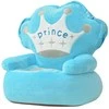 Pliušinė vaikiška kėdė Prince, mėlyna