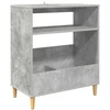 Plokštelių grotuvo stovas Betono pilka 71 x 39,5 x 83 cm
