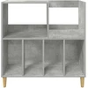 Plokštelių grotuvo stovas Betono pilka 82 x 39,5 x 82,5 cm
