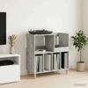 Plokštelių grotuvo stovas Betono pilka 82 x 39,5 x 82,5 cm