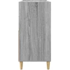 Plokštelių grotuvo stovas Pilka Sonoma 82 x 39,5 x 82,5 cm