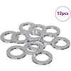 Plovimo įrankiai 12 vnt. Sidabro 10 x 10 x 1,2 mm Geležis