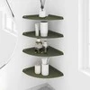 Plūduriuojanti lentyna 4 pcs Alyvuogių žalia 30 x 30 x 2 cm