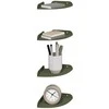 Plūduriuojanti lentyna 4 pcs Alyvuogių žalia 15 x 15 x 2 cm