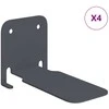 Plūduriuojanti lentyna 4 pcs Antracitas 6 x 10,8 x 6,6 cm
