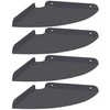 Plūduriuojanti lentyna 4 pcs Antracitas 24 x 24 x 2,3 cm