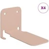 Plūduriuojanti lentyna 4 pcs Rožinė 6 x 10,8 x 6,6 cm