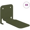 Plūduriuojanti lentyna 8 pcs Alyvuogių žalia 6 x 10,8 x 6,6 cm