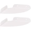 Plūduriuojanti lentyna su lentyna 2 pcs Baltas 15 x 15 x 2 cm