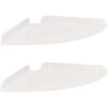 Plūduriuojanti lentyna su lentyna 2 pcs Baltas 24 x 24 x 2 cm