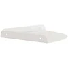 Plūduriuojanti lentyna su lentyna 2 pcs Baltas 24 x 24 x 2 cm