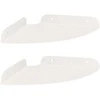 Plūduriuojanti lentyna su lentyna 2 pcs Baltas 18 x 18 x 2 cm