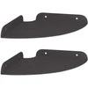 Plūduriuojanti lentyna su lentyna 2 pcs Juodas 18 x 18 x 2 cm