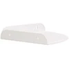 Plūduriuojanti lentyna su lentyna 2 pcs Baltas 18 x 18 x 2 cm