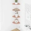 Plūduriuojanti lentyna su lentyna 4 pcs Rožinė 15 x 15 x 2 cm