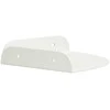 Plūduriuojanti lentyna su lentyna 4 pcs Baltas 15 x 15 x 2 cm