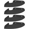 Plūduriuojanti lentyna su lentyna 4 pcs Juodas 15 x 15 x 2 cm