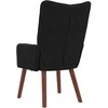 Fotelis krėslas Juoda 63 x 67 x 94 cm Aksomas