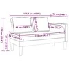 Poilsio sofa su ilga pagalve, raudonojo vyno spalvos, audinys