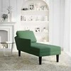 Poilsio sofa su pagalvės tamsiai žalia velveto audinys