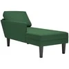 Poilsio sofa su pagalvės tamsiai žalia velveto audinys