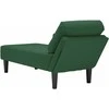 Poilsio sofa su pagalvės tamsiai žalia velveto audinys