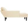 Poilsio sofa su pagalvės kreminiu velveto audinys