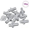 Policis 4500 vnt. Sidabro 8,6 x 8,6 x 14,6 mm Plienas