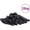 Poliruoti akmenukai, juodos spalvos, 25kg, 2–5cm