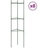 Pomidorų narvai, 8vnt., 116 cm Plienas ir PP