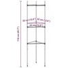 Pomidorų narvas 2vnt., 116 cm Plienas ir PP