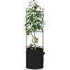 Pomidorų narvas su augalų maišeliu, 2vnt., 116cm, plienas ir PP