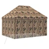 Pop-up Gazebo su 4 Šoninėmis Sienelėmis 3 x 4 m Miško maskuotė