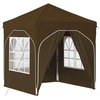 Pop-up šventinis palapinė 192 x 192 x 245 cm Taupe