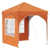 Pop-up šventinis palapinė 192 x 192 x 245 cm Oranžinė